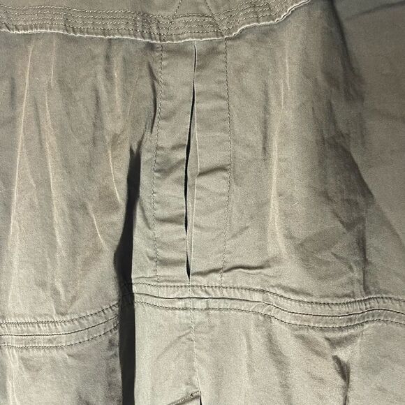 Coldwater Creek classic olive green‎ open front utility jacket, size 16 - Picture 9 of 11